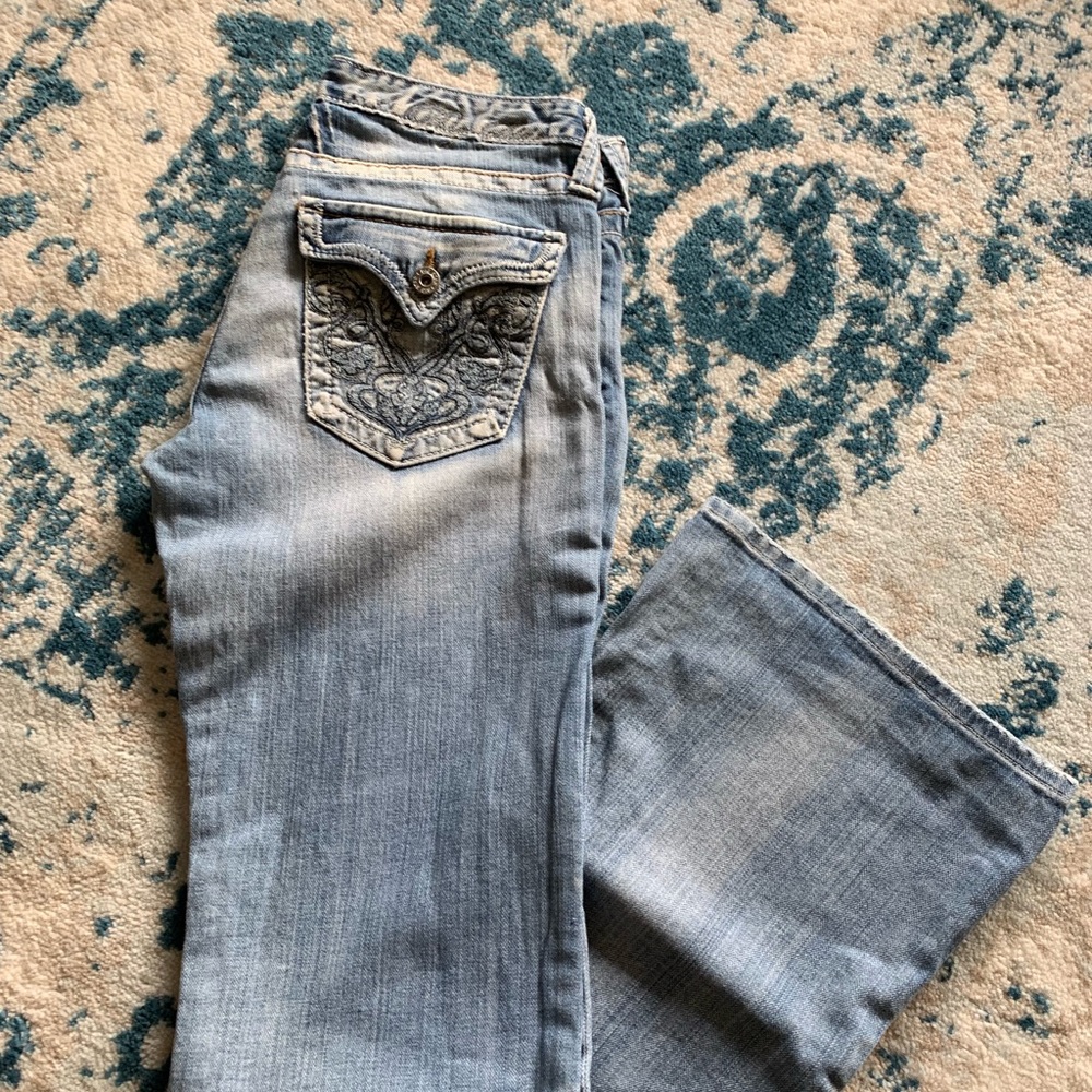 BigStar Sweet Ultra Low Boot Cut Jeans, Long 33